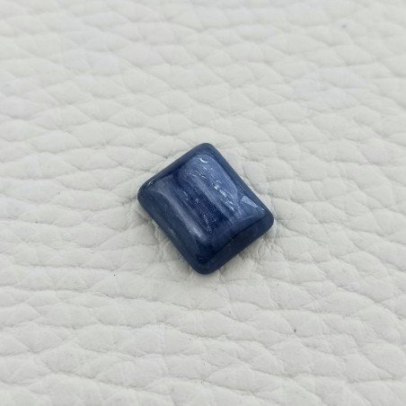 Cianite Naturale Forma Rettangolare Piatto Cabochon Liscio Fatto a Mano 10X12mm 7,80 Carati 1pz