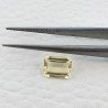 Acquamarina Gialla Naturale Taglio Smeraldo Ottagono Sfaccettata Fatto a Mano Gemma Sciolta 6x8mm AA 1,30 Carati 1pz