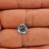 Topazio Azzurro Blu Svizzero Taglio Cuore Piatto Briollette Sfacettata Fatto a Mano 10X10X5mm 4,50 Carati 1pz
