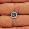 Topazio Azzurro Blu Svizzero Taglio Rondelle Forate Piatto Briollette Sfacettata Fatto a Mano 10X10X5mm 4,05 Carati 1pz