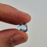 Topazio Azzurro Blu Svizzero Taglio Trillione Piatto Briollette Sfacettata Fatto a Mano 9X9X4mm 2,90 Carati 1pz