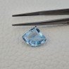 Topazio Azzurro Blu Svizzero Taglio Triangolo Fantasia Sfacettata Fatto a Mano 16X13X6mm 7,50 Carati 1pz