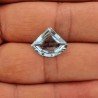 Topazio Azzurro Blu Svizzero Taglio Triangolo Fantasia Sfacettata Fatto a Mano 16X13X6mm 7,50 Carati 1pz