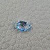 Topazio Azzurro Blu Svizzero Taglio Goccia Piatto Briollette Sfacettata Fatto a Mano 6x9mm 1pz