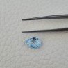Topazio Azzurro Blu Svizzero Taglio Goccia Piatto Briollette Sfacettata Fatto a Mano 7x10mm 1pz