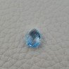 Topazio Azzurro Blu Svizzero Taglio Goccia Piatto Briollette Sfacettata Fatto a Mano 7x10mm 1pz