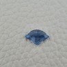 Topazio Azzurro Blu Svizzero Taglio Triangolo Fantasia Sfacettata Fatto a Mano 12X8X5mm 3,05 Carati 1pz