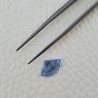 Topazio Azzurro Blu Svizzero Taglio Triangolo Fantasia Sfacettata Fatto a Mano 12X8X5mm 3,05 Carati 1pz