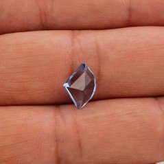 Topazio Azzurro Blu Svizzero Taglio Triangolo Fantasia Sfacettata Fatto a Mano 12X8X5mm 3,05 Carati 1pz