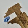 Topazio Azzurro Blu Svizzero Taglio Triangolo Fantasia Sfacettata Fatto a Mano 12X8X5mm 3,05 Carati 1pz