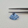 Topazio Azzurro Blu Svizzero Taglio Triangolo Fantasia Sfacettata Fatto a Mano 17X13X7mm 9,65 Carati 1pz