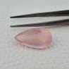 Quarzo Rosa Naturale Taglio Goccia Sfaccettato a Mano Gemma Sciolta 25X14X9mm 18,80 Carati 1pz