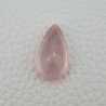 Quarzo Rosa Naturale Taglio Goccia Sfaccettato a Mano Gemma Sciolta 25X14X9mm 18,80 Carati 1pz