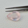 Quarzo Rosa Naturale Taglio Goccia Sfaccettato a Mano Gemma Sciolta 26X18X10mm 25,80 Carati 1pz