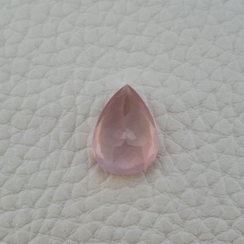 Quarzo Rosa Naturale Taglio Goccia Sfaccettato a Mano Gemma Sciolta 16X11X7mm 7,55 Carati 1pz Quarzo Rosa Naturale Taglio Goccia Sfaccettato a Mano Gemma Sciolta 16X11X7mm 7,55 Carati 1pz