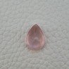 Quarzo Rosa Naturale Taglio Goccia Sfaccettato a Mano Gemma Sciolta 16X11X7mm 7,55 Carati 1pz