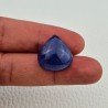 Tanzanite Naturale Forma Cuore Piatto Cabochon Liscio Fatto a Mano 20X19X12mm 35,50 Carati 1pz