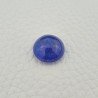 Tanzanite Naturale Forma Tondo Piatto Cabochon Liscio Fatto a Mano 14X14X08mm 13,95 Carati 1pz