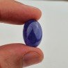 Tanzanite Naturale Forma Ovale Piatto Cabochon Liscio Fatto a Mano 18X12X8mm 17,30 Carati 1pz