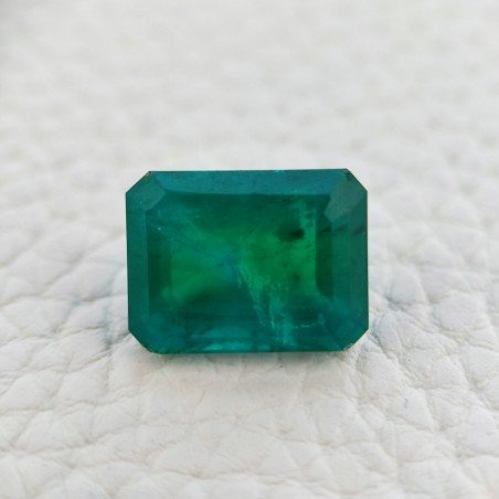 Quarzo Doppietta Esmeraldo Taglio Smeraldo Ottagono Sfaccettata a Mano Gemma Sciolta 14X10X8mm 10,25 Carati 1pz