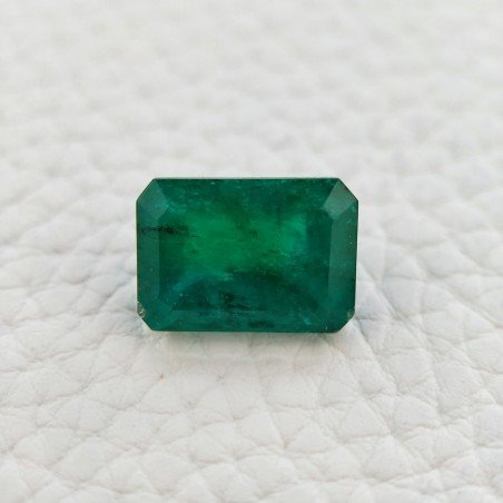 Quarzo Doppietta Esmeraldo Taglio Smeraldo Ottagono Sfaccettata a Mano Gemma Sciolta 14X9X7mm 8,00 Carati 1pz