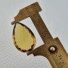 Quarzo Birra Naturale Taglio Goccia Sfaccettato a Mano Gemma Sciolta 20X30X8,5mm 29,00 Carati 1pz