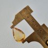 Quarzo Citrino Naturale Taglio Goccia Sfaccettata a Mano Gemma Sciolta 12X18X7mm 9,95 Carati 1pz