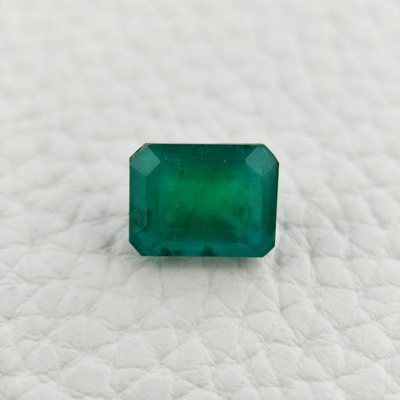 Quarzo Doppietta Esmeraldo Taglio Smeraldo Ottagono Sfaccettata a Mano Gemma Sciolta 11X8X6mm 5,25 Carati 1pz