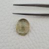 Tormalina Verde Naturale Forma Ovale Piatto Cabochon Liscio Fatto a Mano 15X12X7mm 11,95 Carati 1pz