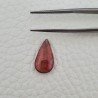 Tormalina Rosa Rubellite Naturale Forma Goccia Piatto Cabochon Liscio Fatto a Mano 16X8X3mm 4,10 ct