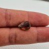 Tormalina Rosa Rubellite Naturale Forma Goccia Piatto Cabochon Liscio Fatto a Mano 13X9X5mm 4,90 ct