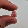 Tormalina Rosa Rubellite Naturale Forma Goccia Piatto Cabochon Liscio Fatto a Mano 13X9X5mm 4,90 ct