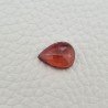 Tormalina Rosa Rubellite Naturale Forma Goccia Piatto Cabochon Liscio Fatto a Mano 14X11X5mm 7,05 ct