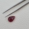 Tormalina Rosa Rubellite Naturale Forma Goccia Piatto Cabochon Liscio Fatto a Mano 15X10X7mm 7,85 ct
