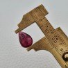 Tormalina Rosa Rubellite Naturale Forma Goccia Piatto Cabochon Liscio Fatto a Mano 15X10X7mm 7,85 ct