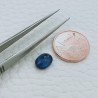 Zaffiro Naturale Trattato Taglio Ovale Sfaccettato a Mano Gemma Sciolta 8X6X4mm 2,00 Carati 1pz