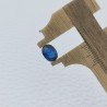 Zaffiro Naturale Trattato Taglio Ovale Sfaccettato a Mano Gemma Sciolta 8X6X4mm 2,00 Carati 1pz