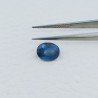 Zaffiro Naturale Trattato Taglio Ovale Sfaccettato a Mano Gemma Sciolta 7X8X4mm 2,50 Carati 1pz