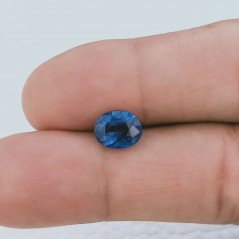 Zaffiro Naturale Trattato Taglio Ovale Sfaccettato a Mano Gemma Sciolta 7X8X4mm 2,50 Carati 1pz Zaffiro Naturale Trattato Taglio Ovale Sfaccettato a Mano Gemma Sciolta 7X8X4mm 2,50 Carati 1pz