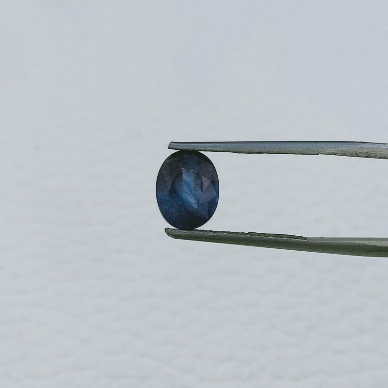 Zaffiro Naturale Trattato Taglio Ovale Sfaccettato a Mano Gemma Sciolta 7X8X4mm 2,50 Carati 1pz Zaffiro Naturale Trattato Taglio Ovale Sfaccettato a Mano Gemma Sciolta 7X8X4mm 2,50 Carati 1pz