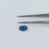 Zaffiro Naturale Trattato Taglio Ovale Sfaccettato a Mano Gemma Sciolta 6X5X3mm 1,05 Carati 1pz