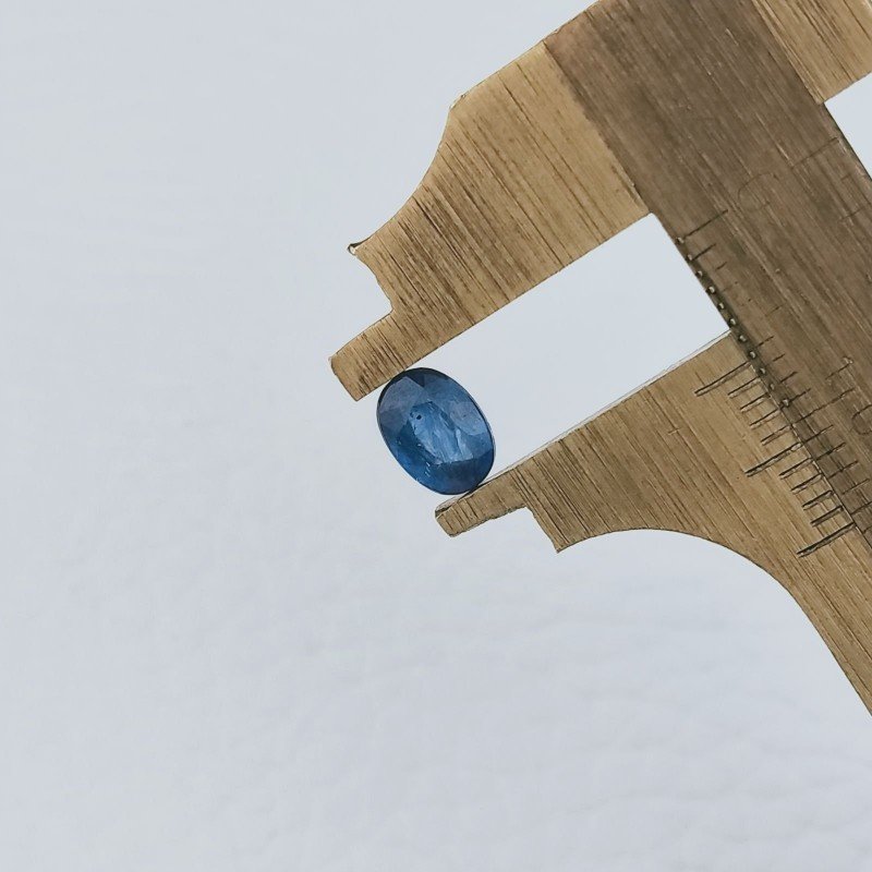 Zaffiro Naturale Trattato Taglio Ovale Sfaccettato a Mano Gemma Sciolta 6X5X3mm 1,05 Carati 1pz Zaffiro Naturale Trattato Taglio Ovale Sfaccettato a Mano Gemma Sciolta 6X5X3mm 1,05 Carati 1pz