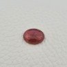 Tormalina Rosa Rubellite Naturale Forma Ovale Piatto Cabochon Liscio Fatto a Mano 15X11,5X5mm 7,60 ct