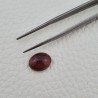 Tormalina Rosa Rubellite Naturale Forma Ovale Piatto Cabochon Liscio Fatto a Mano 12X10X5mm 5,10 ct