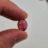 Tormalina Rosa Rubellite Naturale Forma Ovale Piatto Cabochon Liscio Fatto a Mano 12X10X5mm 5,10 ct