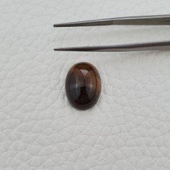 Tormalina Multicolore Naturale Forma Ovale Piatto Cabochon Liscio Fatto a Mano 16X12X6mm 10,95 ct