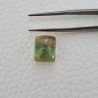 Tormalina Multicolore Naturale Forma Cuscino Piatto Cabochon Liscio Fatto a Mano 13X11X10mm 16,45 ct