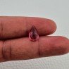 Tormalina Rosa Rubellite Naturale Forma Goccia Piatto Cabochon Liscio Fatto a Mano 13X8X5mm 3,80 ct