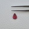 Tormalina Rosa Rubellite Naturale Forma Goccia Piatto Cabochon Liscio Fatto a Mano 11X8X5mm 3,30 ct