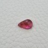Tormalina Rosa Rubellite Naturale Forma Goccia Piatto Cabochon Liscio Fatto a Mano 11X8X5mm 3,30 ct